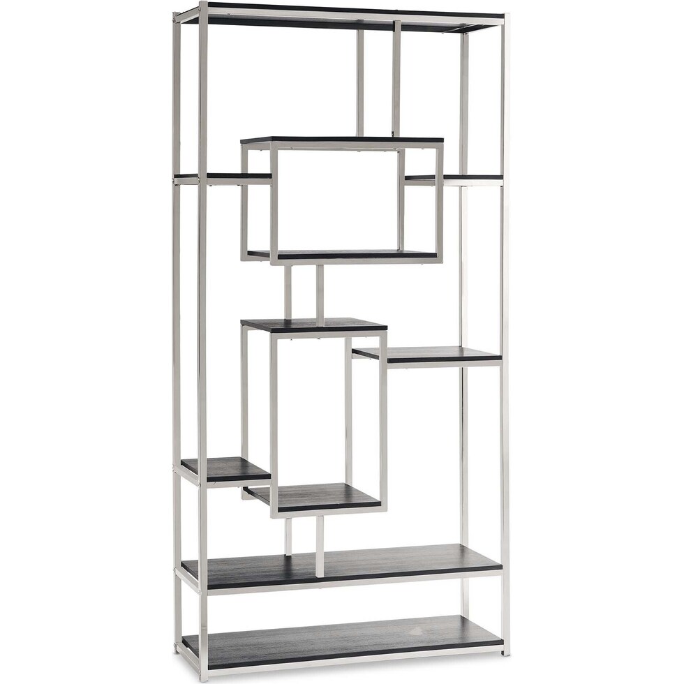 ignatius silver bookcase   