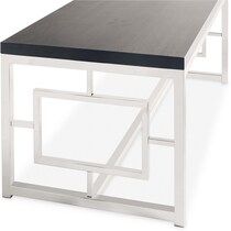 ignatius silver coffee table   