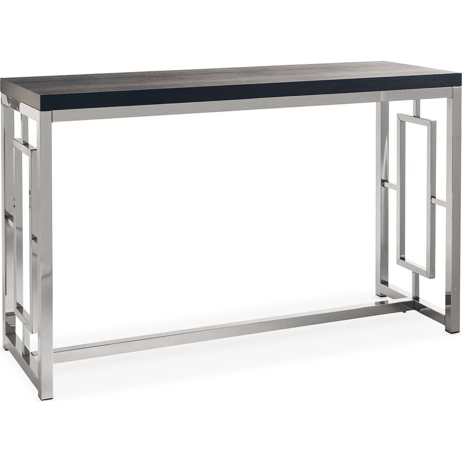 ignatius silver sofa table   