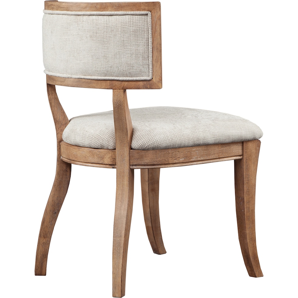 ines white dining chair   