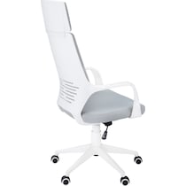 inez white gray desk chair   