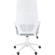 inez white gray desk chair   