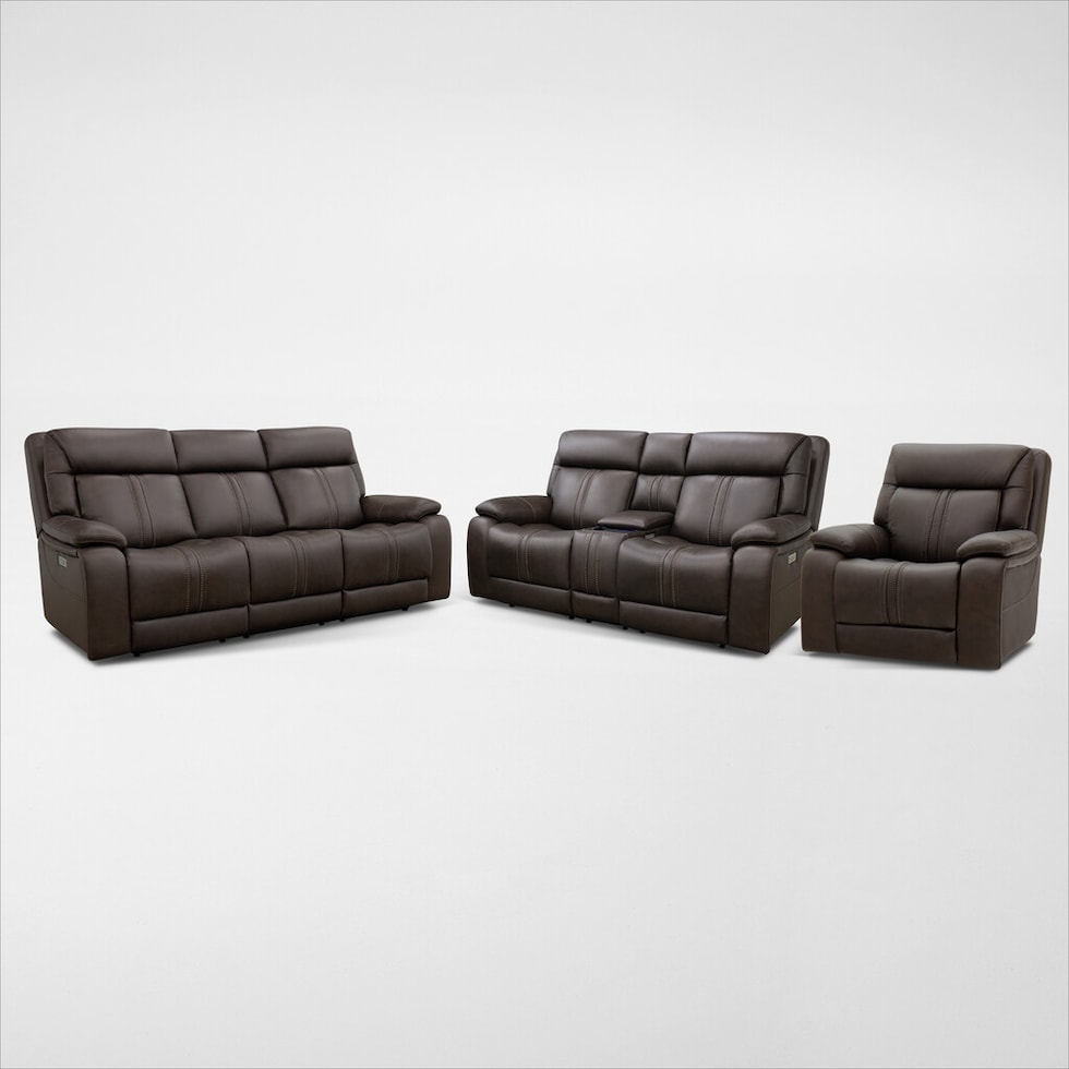 infinity dark brown  pc living room   