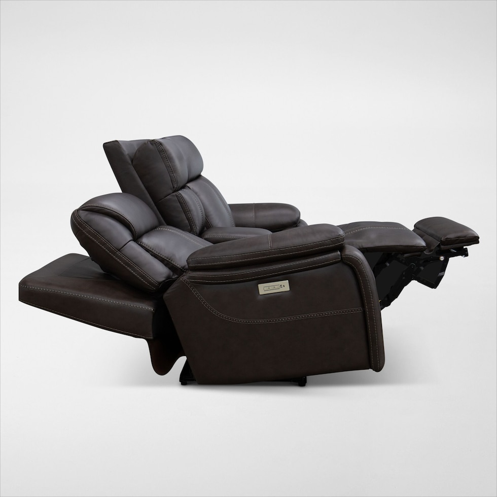 infinity dark brown loveseat   