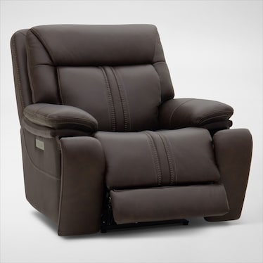 Infinity Triple-Power Recliner with Immersive Sound - Brown