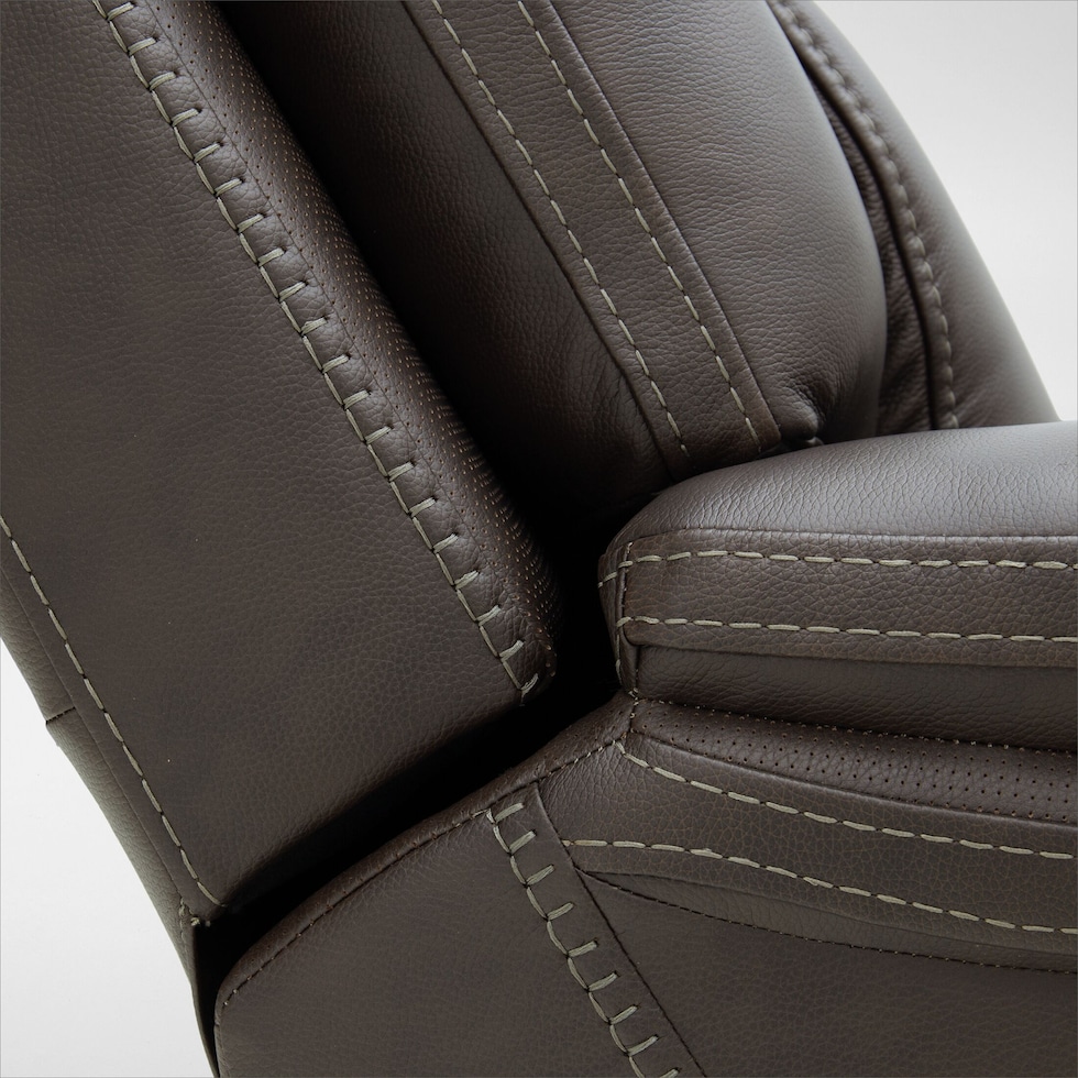 infinity dark brown recliner   