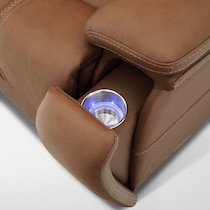 infinity light brown recliner   