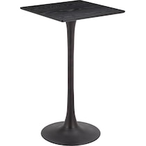 inga black dining table   