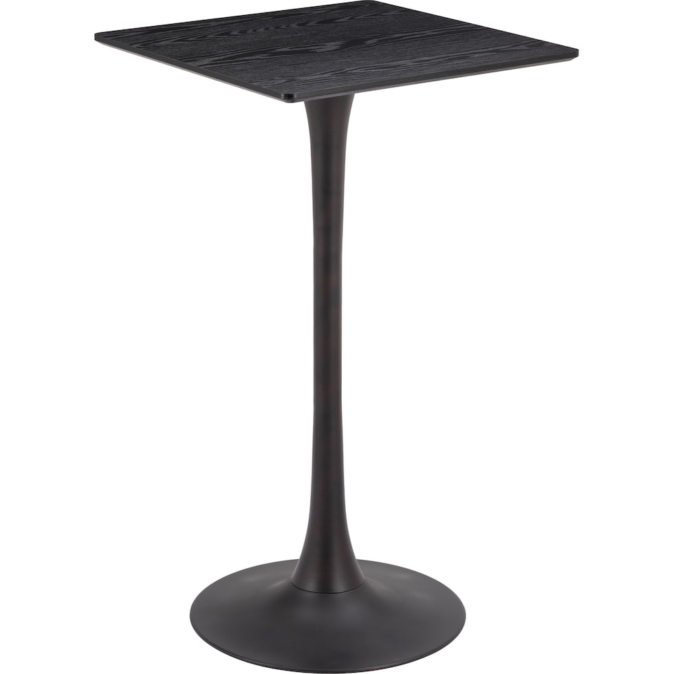 inga black dining table   