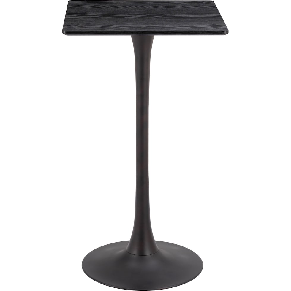 inga black dining table   