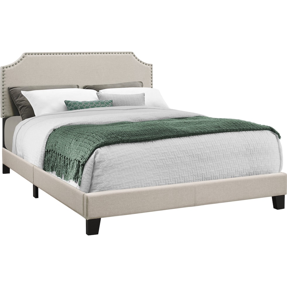 ingram neutral queen bed   