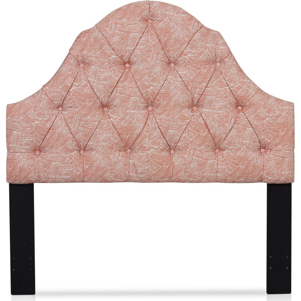 ingrid pink full queen headboard   