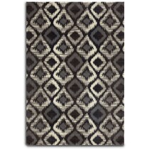 inky gray area rug  x    