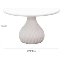 innsbruck white coffee table   