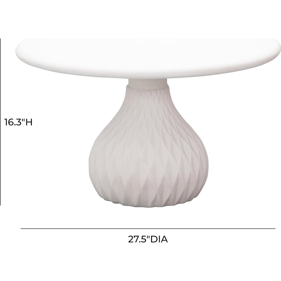 innsbruck white coffee table   