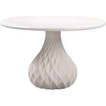 innsbruck white dining table   