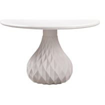 innsbruck white dining table   