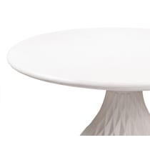 innsbruck white dining table   