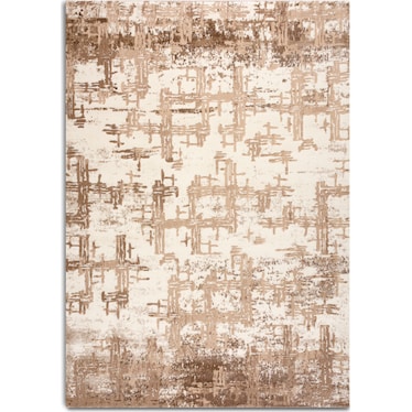 Interlink 5' X 8' Area Rug - Cream