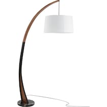 inwood white walnut floor lamp   