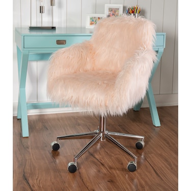 Iona Faux Fur Office Chair