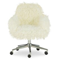 iona white office chair   