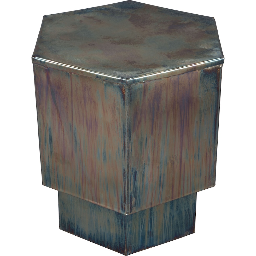 irie multicolor side table   