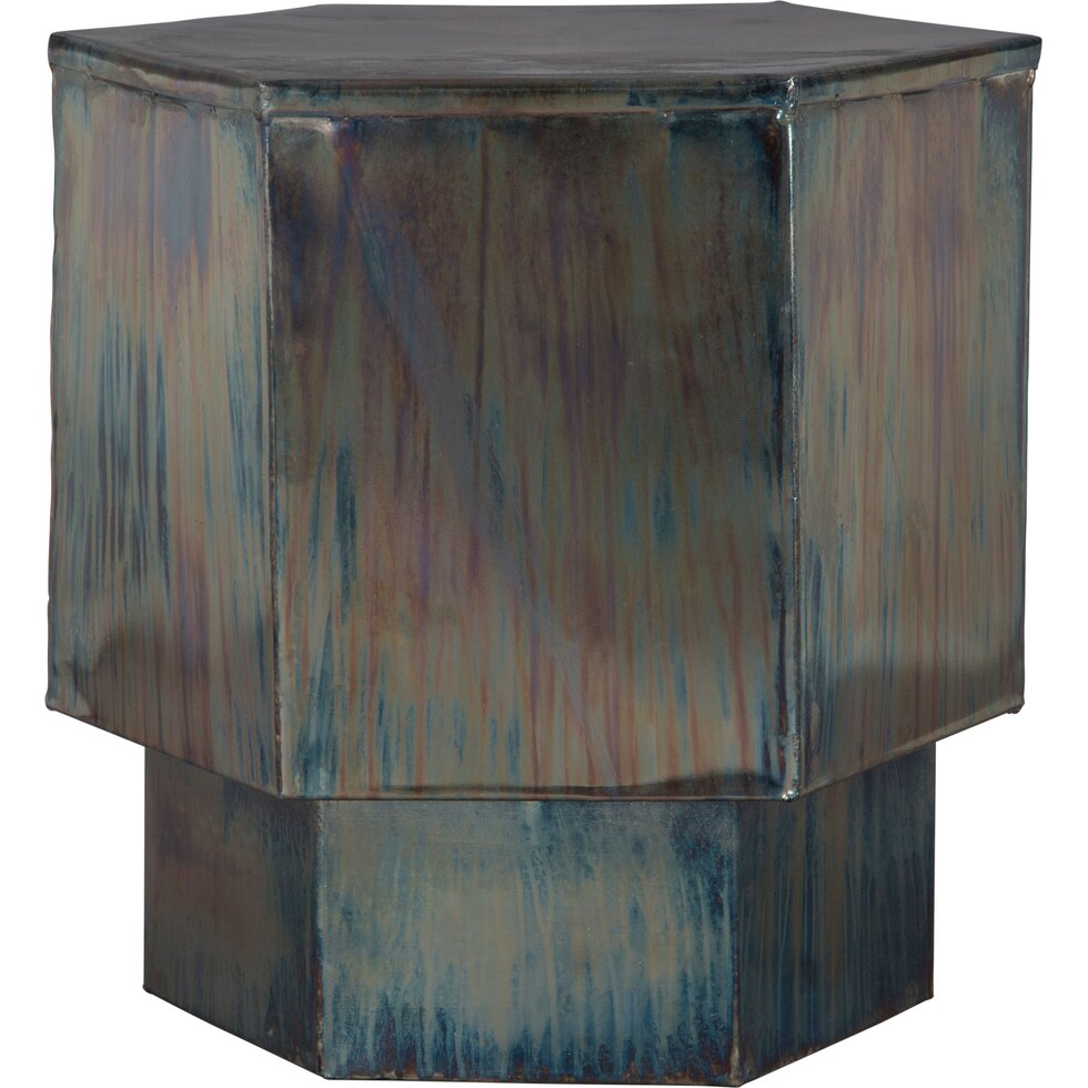 irie multicolor side table   