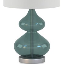 irvine blue table lamp   