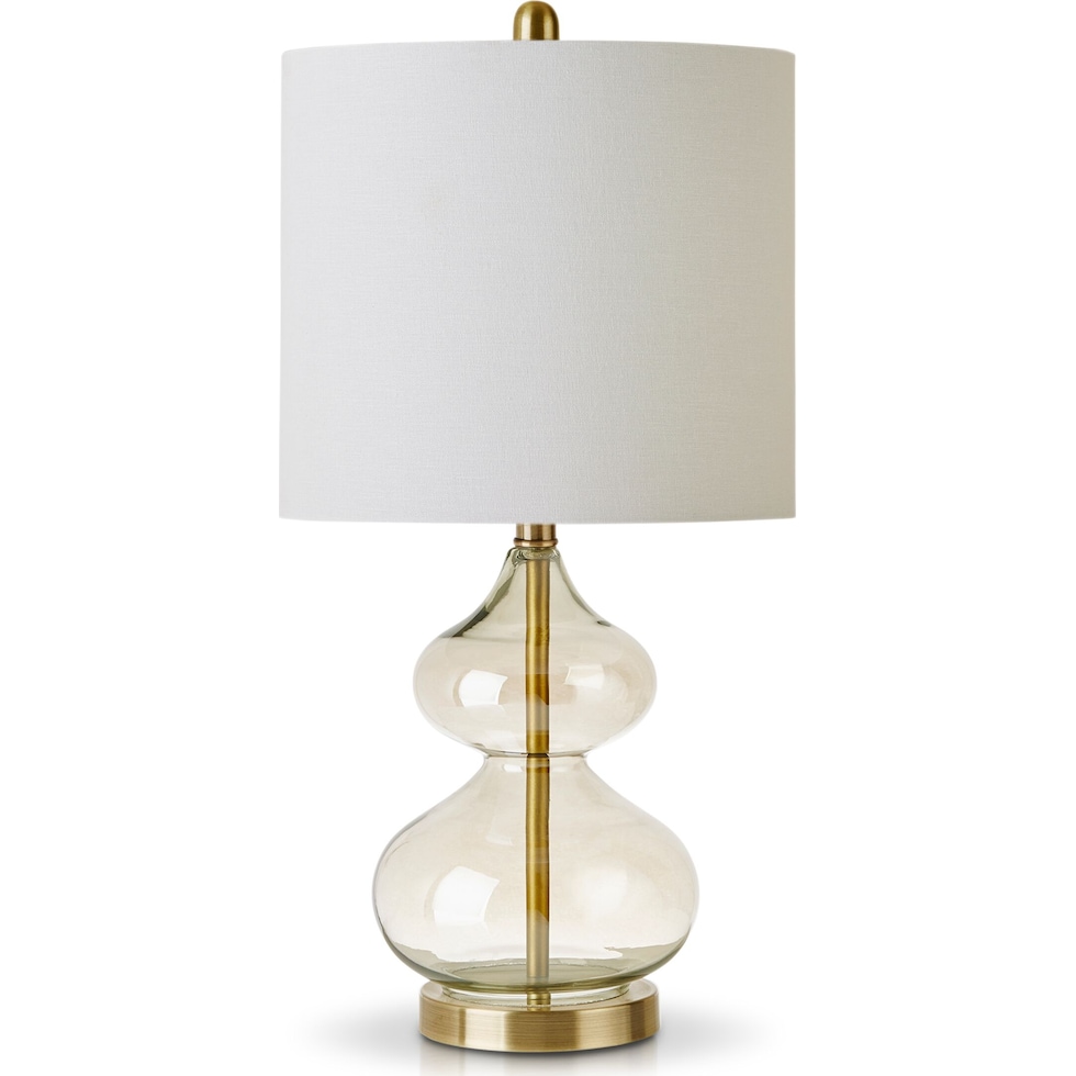 irvine gold table lamp   