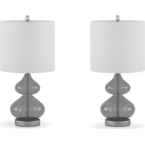 irvine gray  pack table lamps   