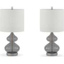 irvine gray table lamp   