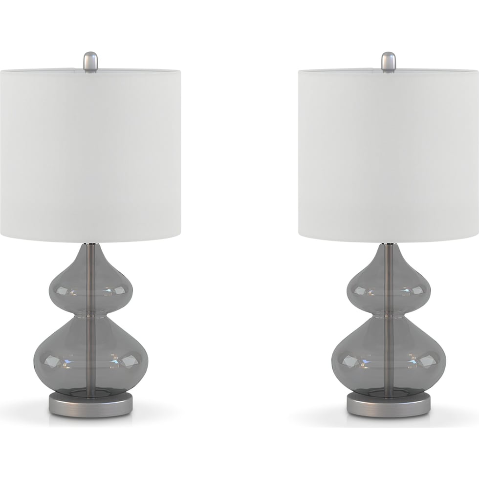 irvine gray table lamp   