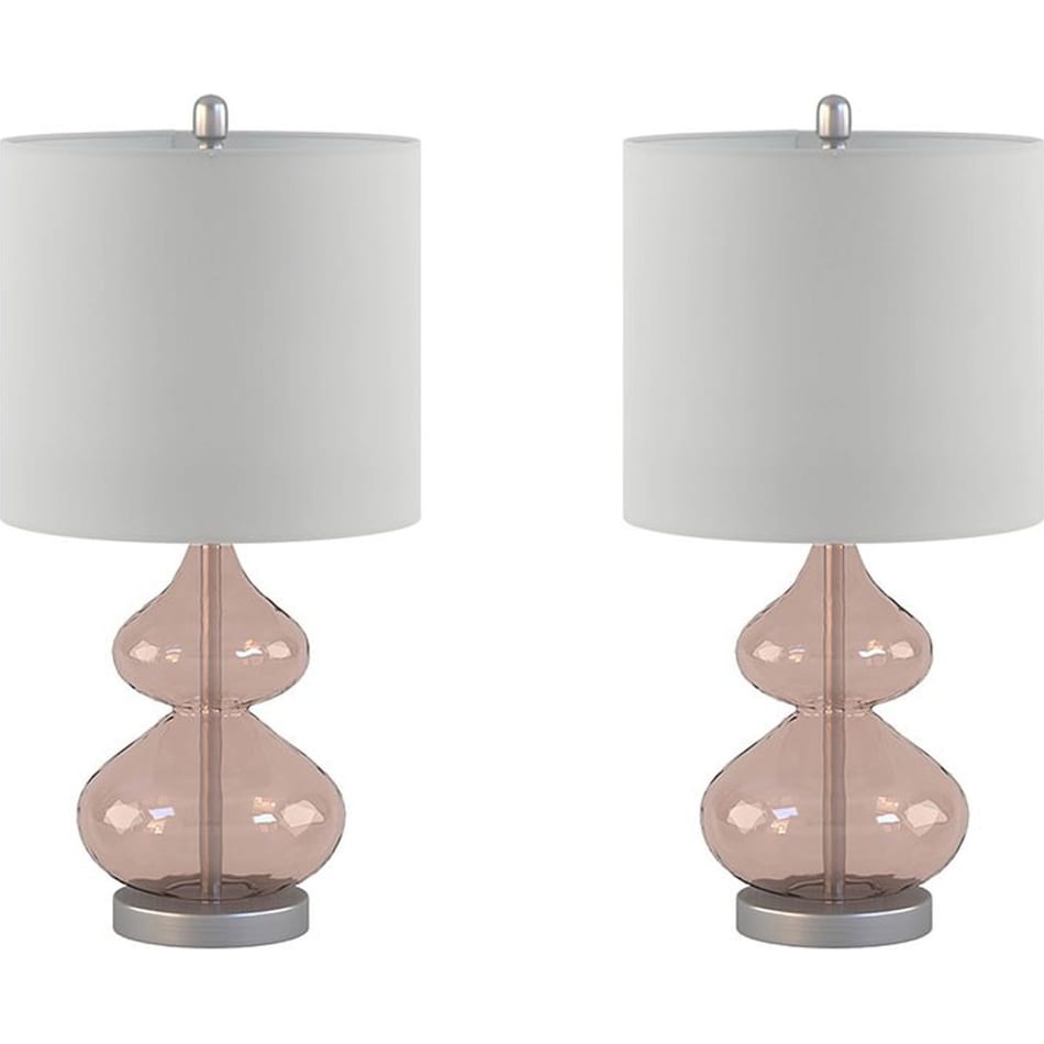 irvine pink table lamp   