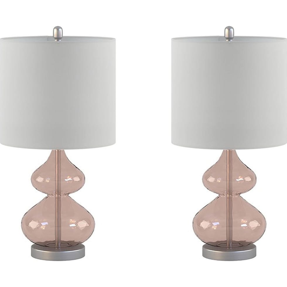 irvine pink table lamp   