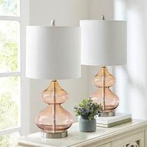 irvine pink table lamp   