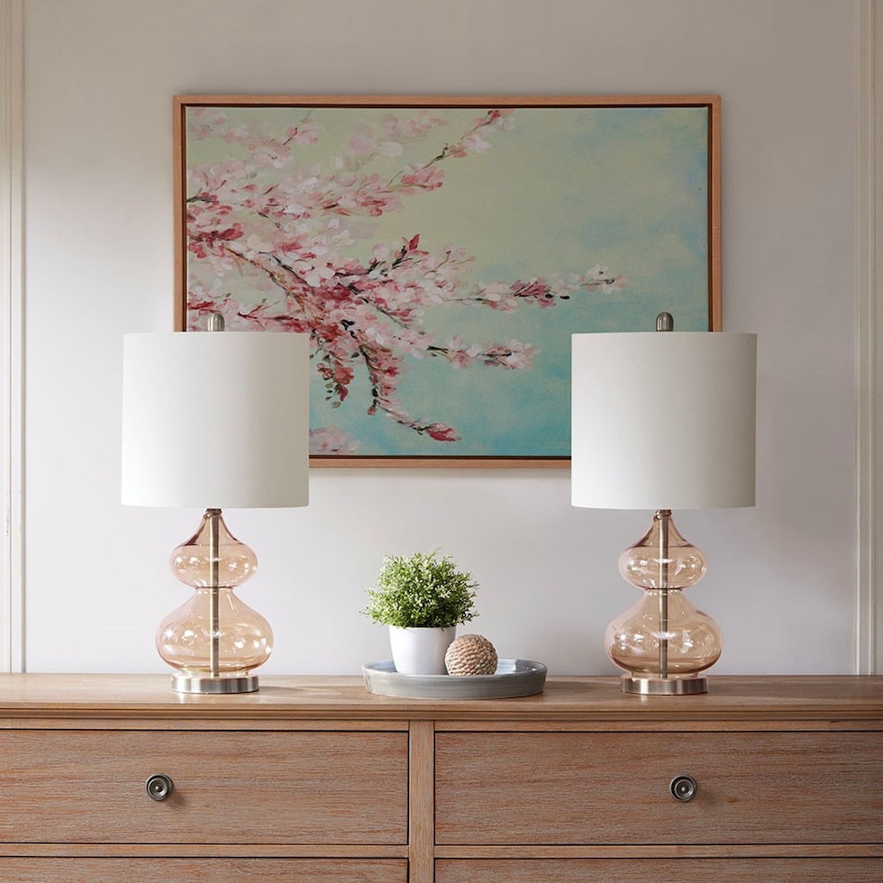 irvine pink table lamp   