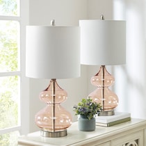 irvine pink table lamp   