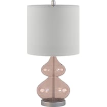 irvine pink table lamp   