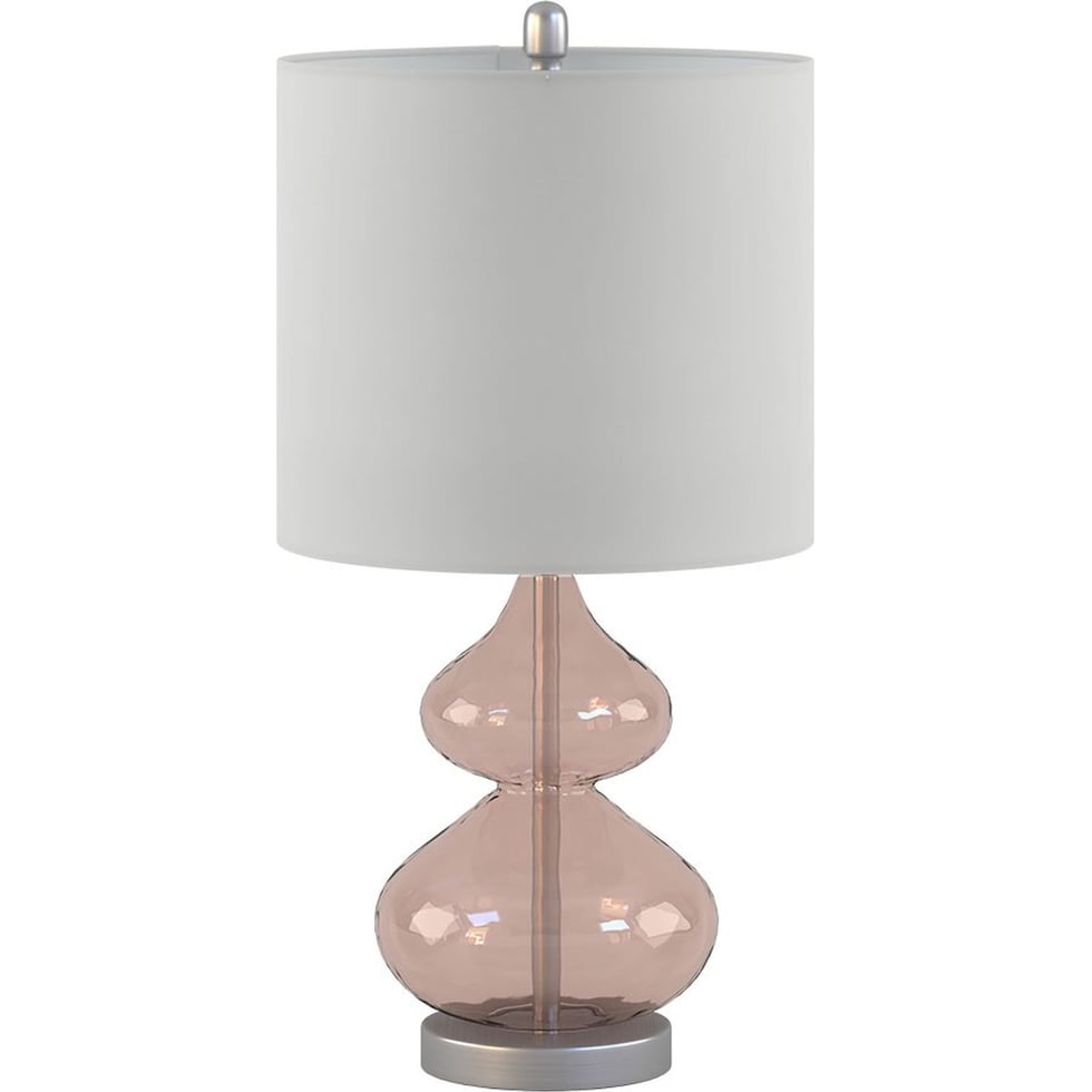 irvine pink table lamp   