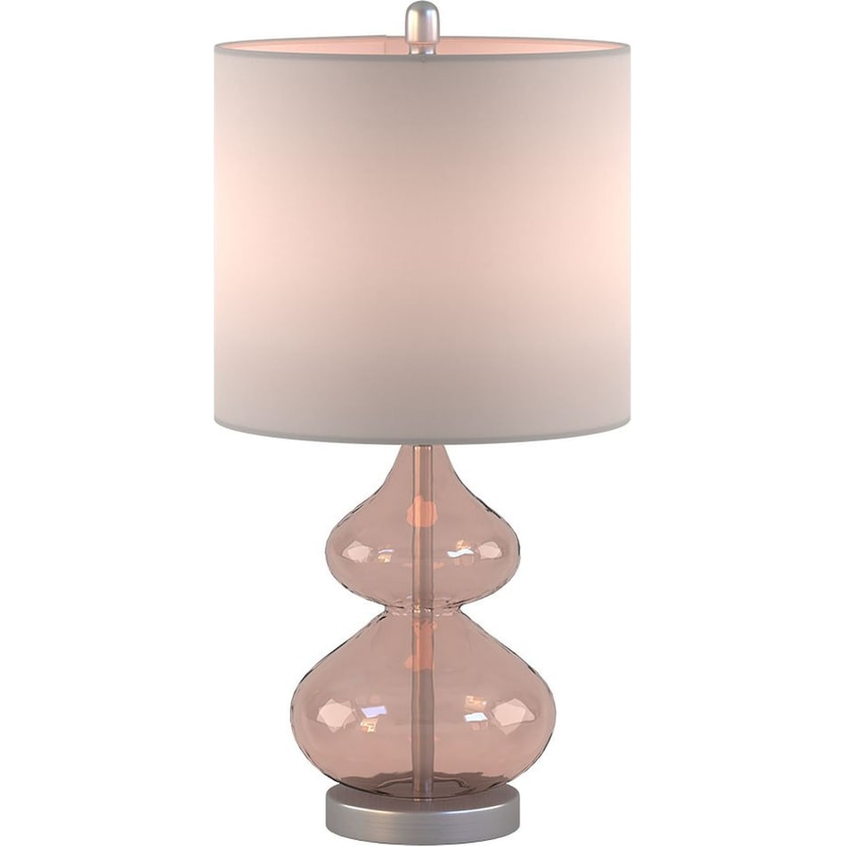 irvine pink table lamp   