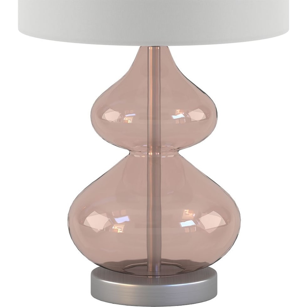 irvine pink table lamp   