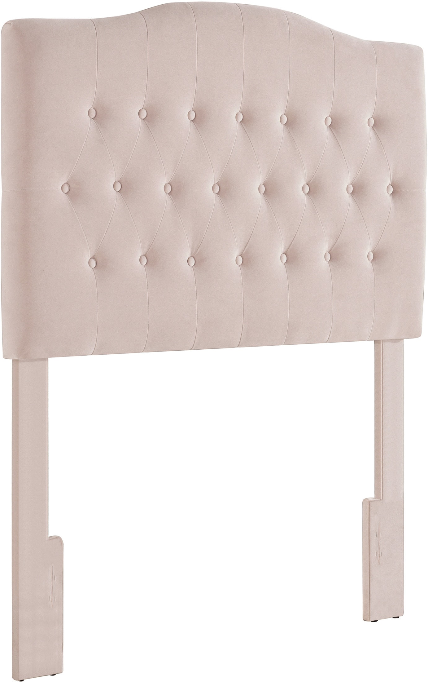 Isabella Twin Upholstered Headboard Blush American Signature Furniture