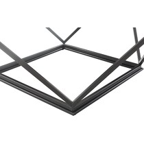 isadora white black coffee table   