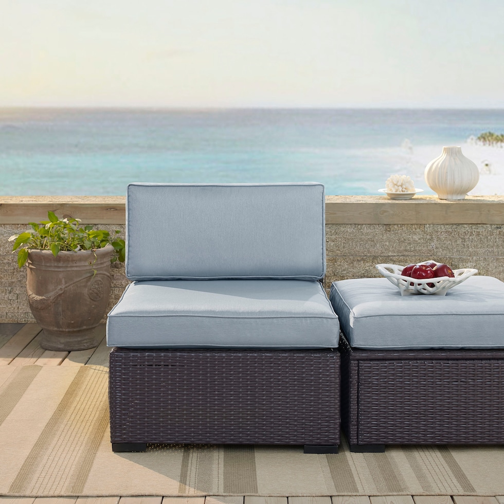 isla blue outdoor chair   