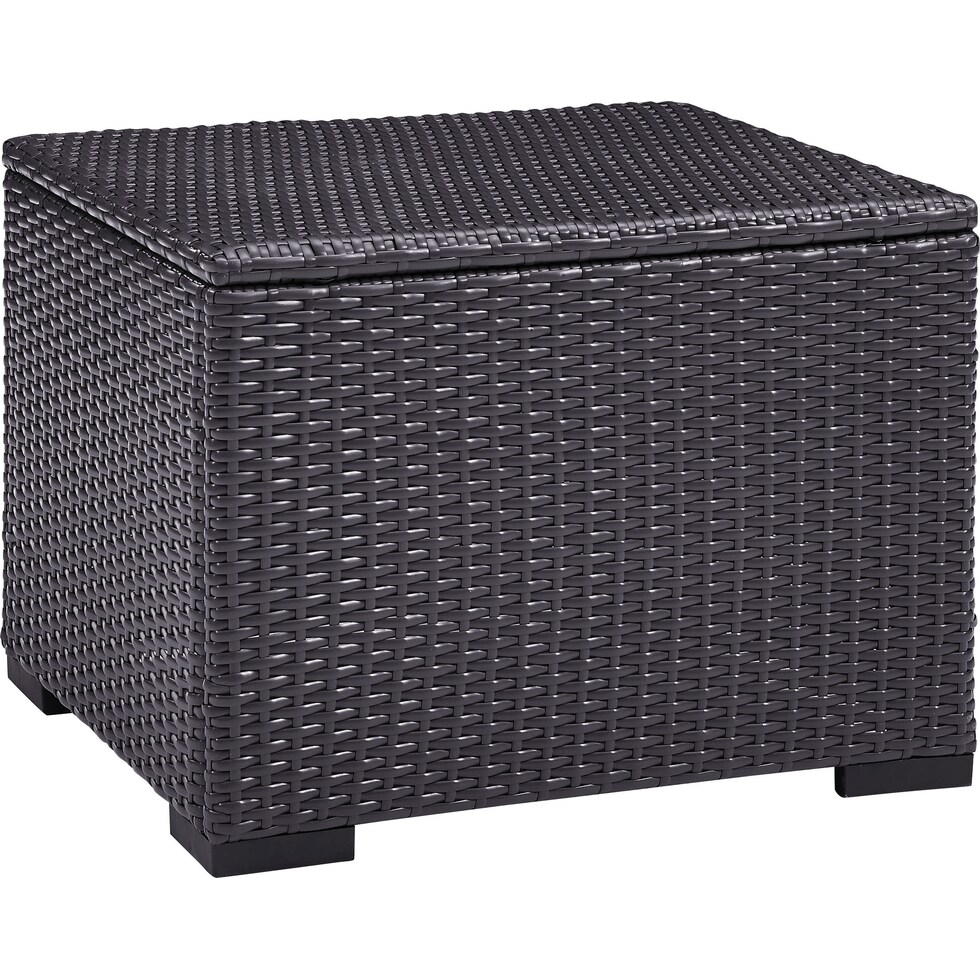 isla dark brown outdoor coffee table   