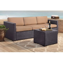isla light brown outdoor sofa set   