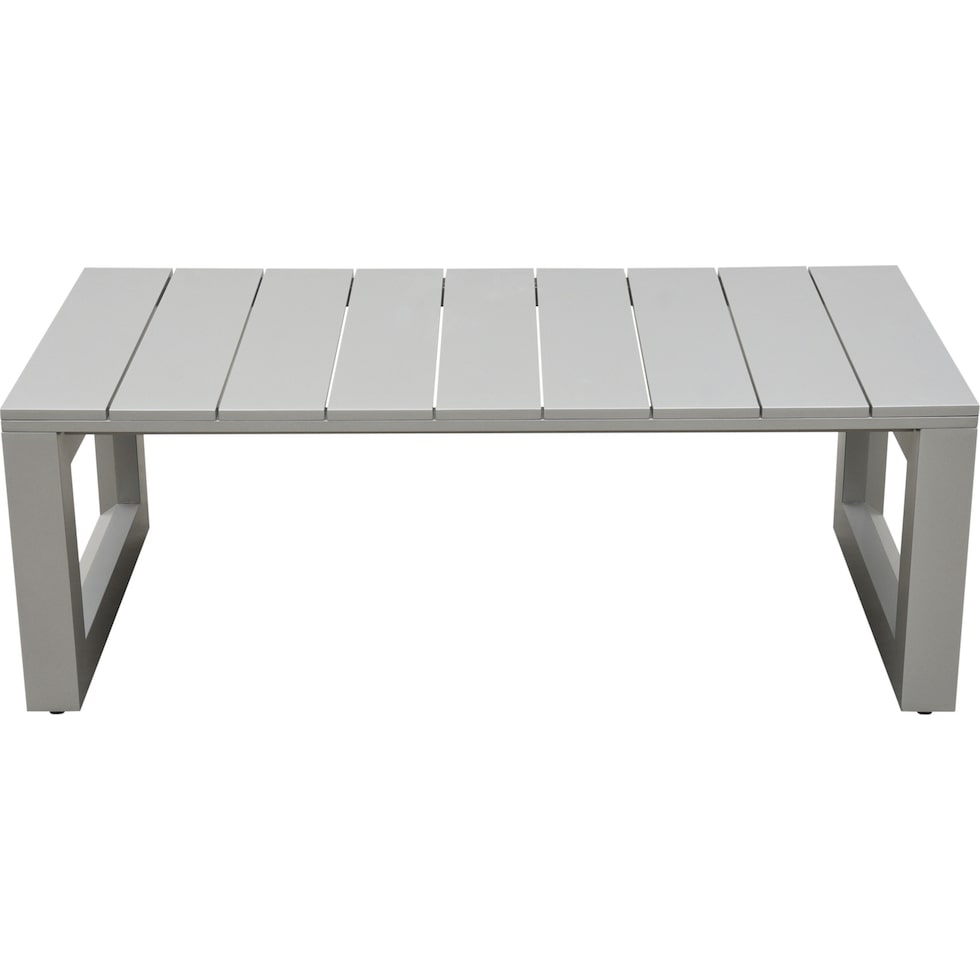 islander gray outdoor coffee table   