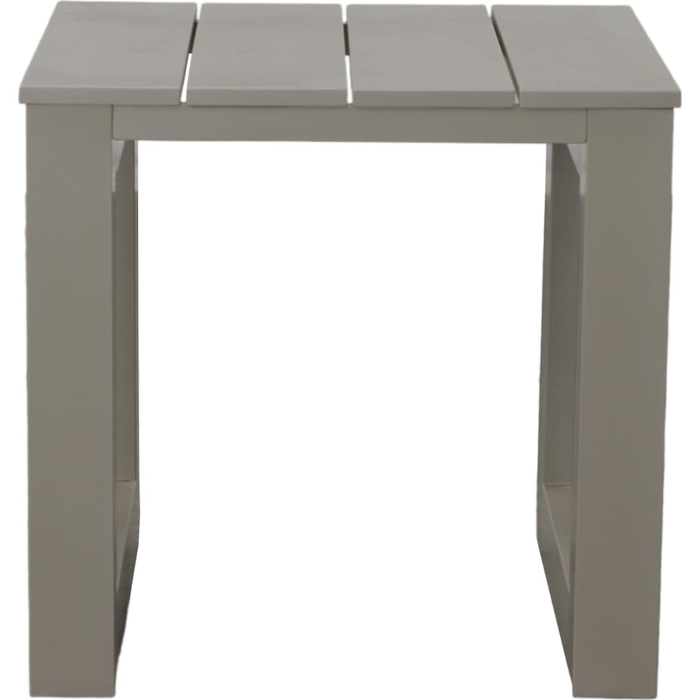 islander gray outdoor end table   