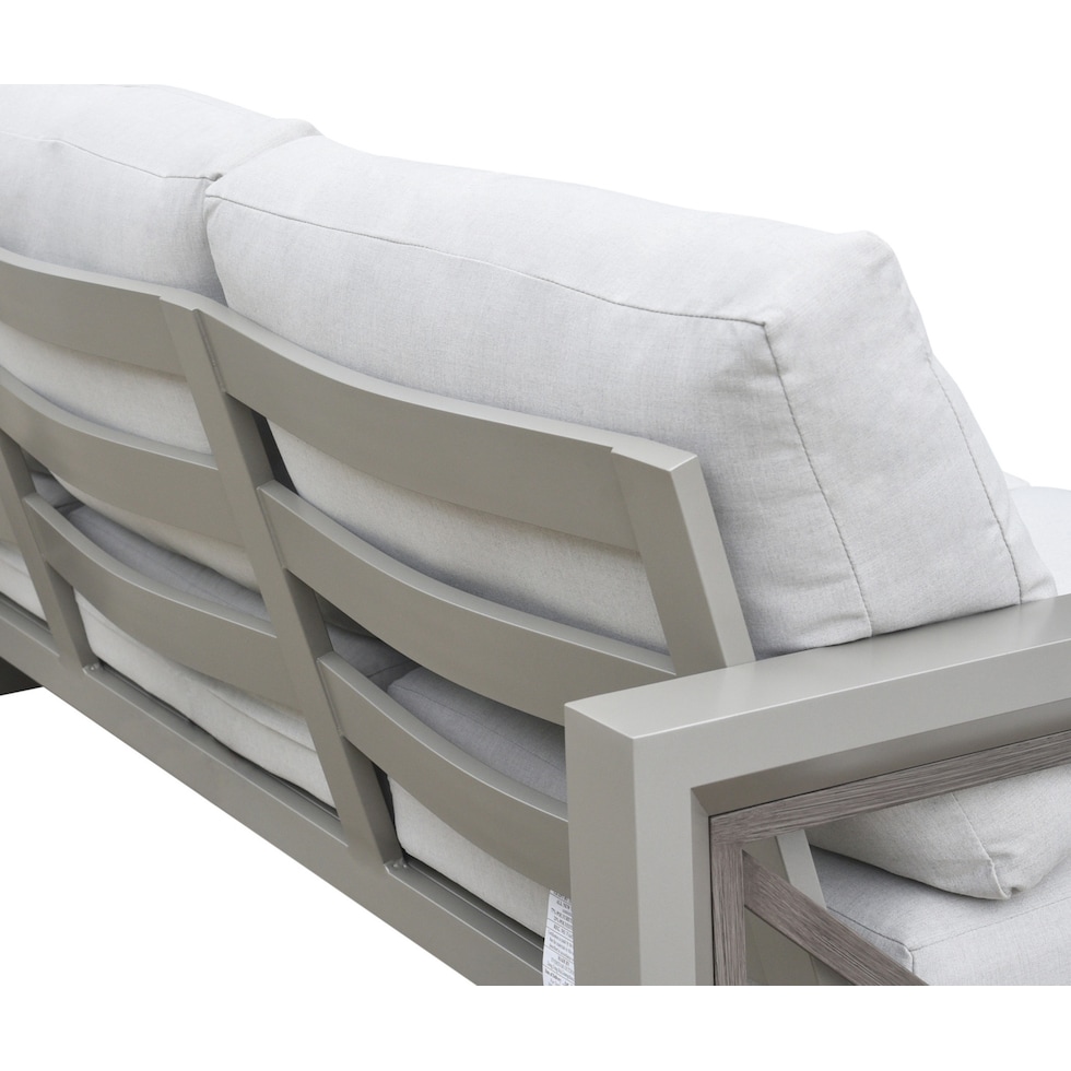 islander gray outdoor sofa   